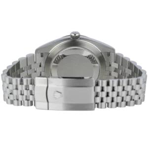 Rolex Datejust 41 Rhodium Diamonds Steel Fluted Jubilee (6)