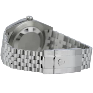 Rolex Datejust 41 Rhodium Diamonds Steel Fluted Jubilee (8)