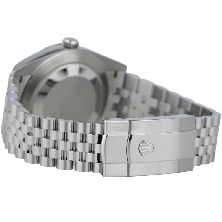 Rolex Datejust 41 Rhodium Diamonds Steel Fluted Jubilee (8)