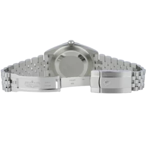 Rolex Datejust 41 Rhodium Diamonds Steel Fluted Jubilee (9)