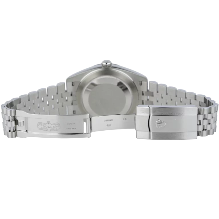 Rolex Datejust 41 Rhodium Diamonds Steel Fluted Jubilee (9)
