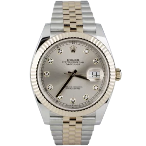 Rolex Datejust 41 Two Tone Sundust Diamond Fluted Jubilee (1)