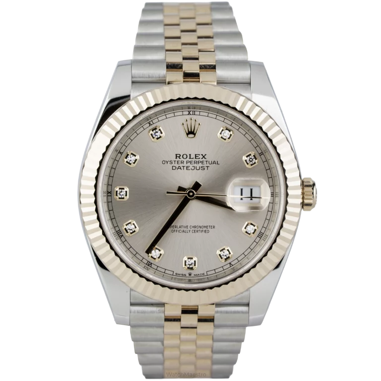 Rolex Datejust 41 Two Tone Sundust Diamond Fluted Jubilee (1)