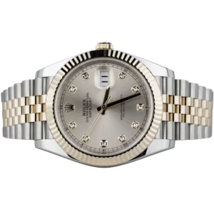 Rolex Datejust 41 Two Tone Sundust Diamond Fluted Jubilee (2)