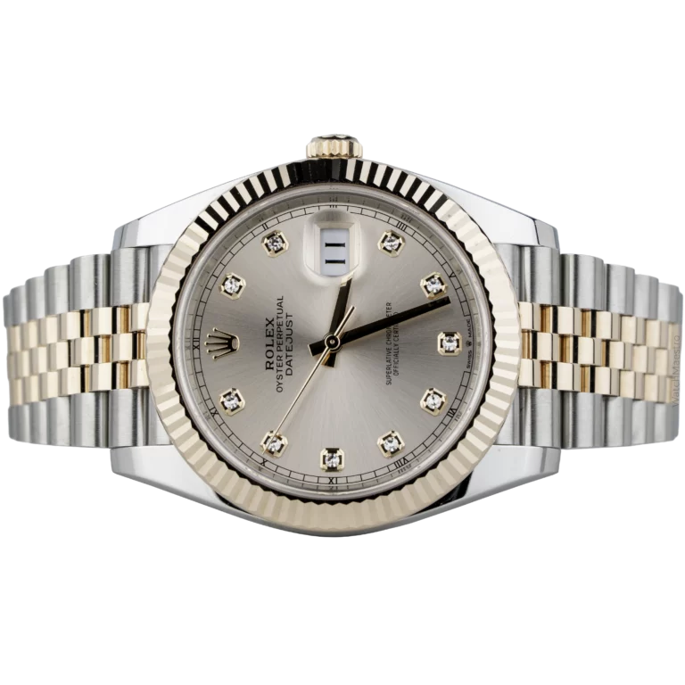 Rolex Datejust 41 Two Tone Sundust Diamond Fluted Jubilee (2)