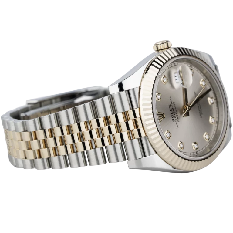 Rolex Datejust 41 Two Tone Sundust Diamond Fluted Jubilee (4)