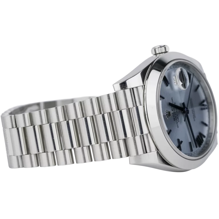 Rolex Day Date Platinum Ice Blue Roman Dial (4)