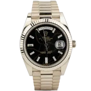 Rolex Day Date Rose Gold 40mm Eisenkiesel Dial (1)