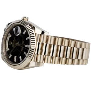 Rolex Day Date Rose Gold 40mm Eisenkiesel Dial (3)