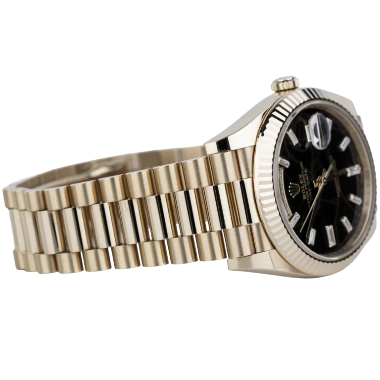 Rolex Day Date Rose Gold 40mm Eisenkiesel Dial (4)