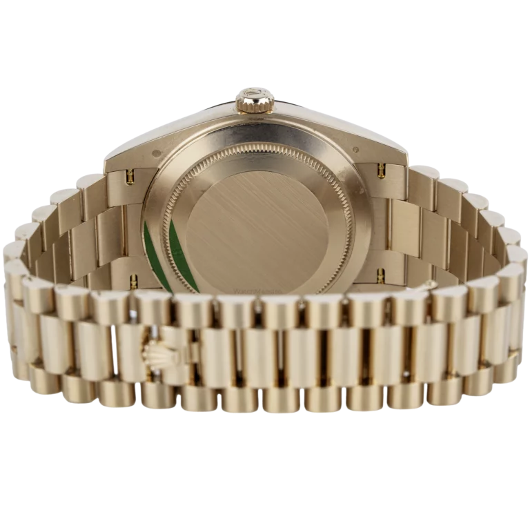 Rolex Day Date Rose Gold 40mm Eisenkiesel Dial (6)