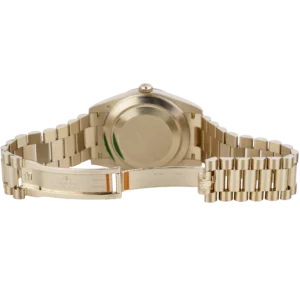 Rolex Day Date Rose Gold 40mm Eisenkiesel Dial (9)