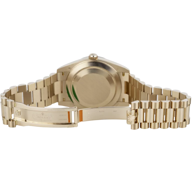Rolex Day Date Rose Gold 40mm Eisenkiesel Dial (9)