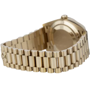 Rolex Day Date Rose Gold Olive Roman (7)