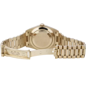 Rolex Day Date Rose Gold Olive Roman (9)