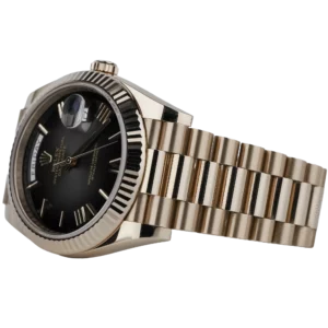 Rolex Day Date Rose Gold Slate Ombre Roman (3)