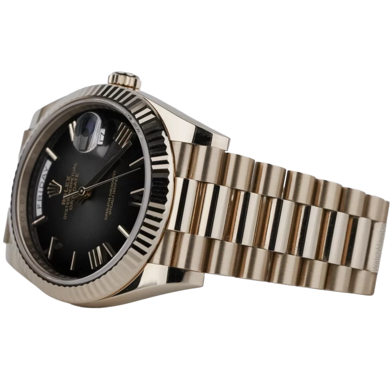 Rolex Day Date Rose Gold Slate Ombre Roman (3)