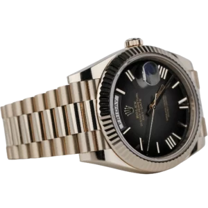 Rolex Day Date Rose Gold Slate Ombre Roman (4)