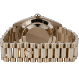 Rolex Day Date Rose Gold Slate Ombre Roman (6)
