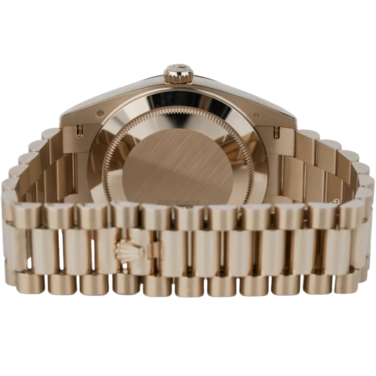 Rolex Day Date Rose Gold Slate Ombre Roman (6)