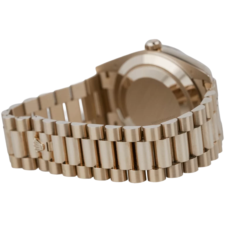 Rolex Day Date Rose Gold Slate Ombre Roman (7)