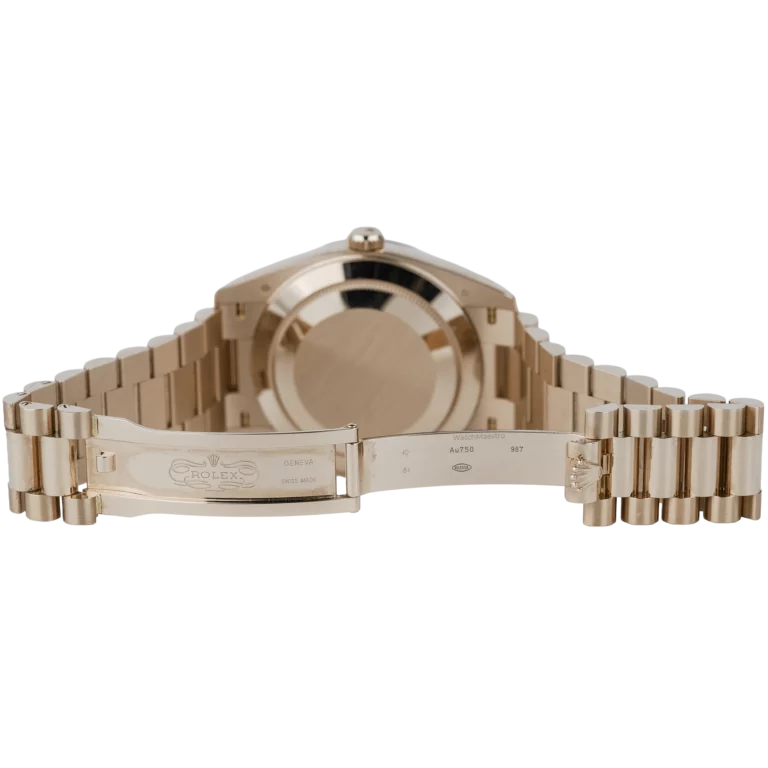 Rolex Day Date Rose Gold Slate Ombre Roman (9)