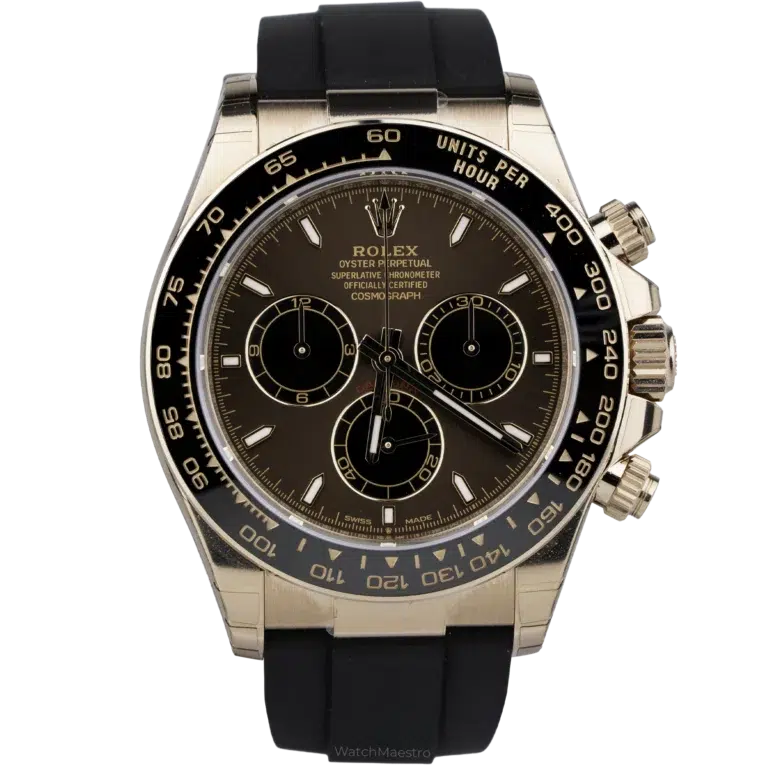 Rolex Daytona Rose Gold Chocolate Oysterflex (1)