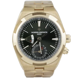 VC Overseas Dual Time Green Dial Rose Gold (1)
