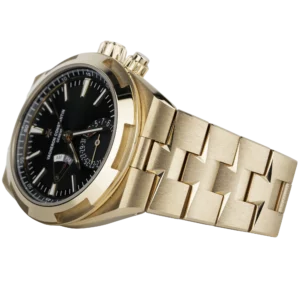 VC Overseas Dual Time Green Dial Rose Gold (3)