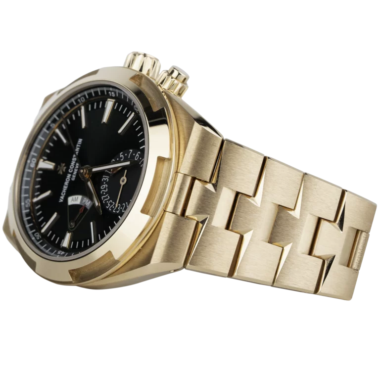 VC Overseas Dual Time Green Dial Rose Gold (3)