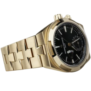VC Overseas Dual Time Green Dial Rose Gold (4)