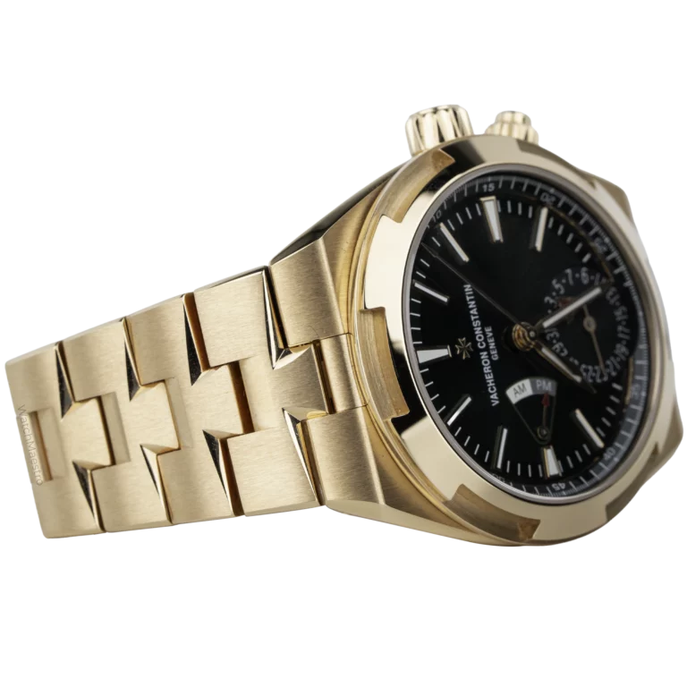 VC Overseas Dual Time Green Dial Rose Gold (4)