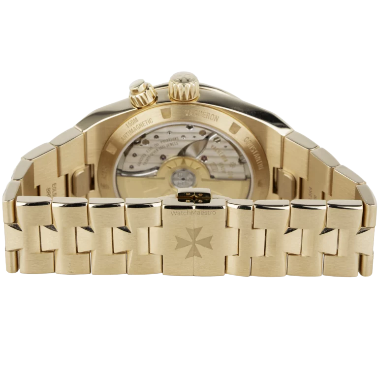 VC Overseas Dual Time Green Dial Rose Gold (5)