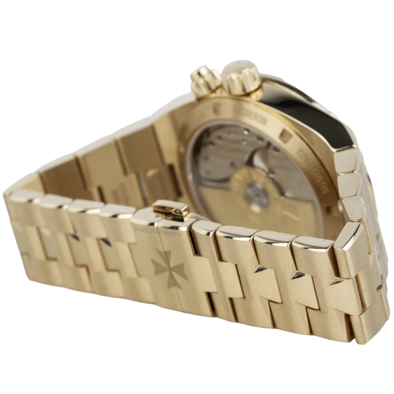 VC Overseas Dual Time Green Dial Rose Gold (6)