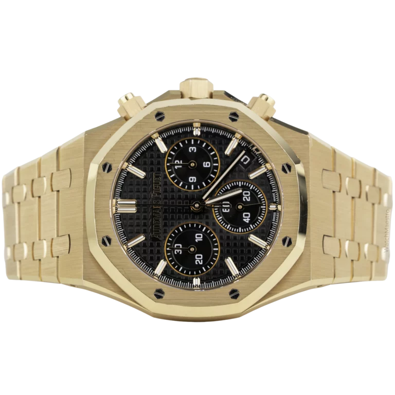 AP Royal Oak Rose Gold Chronograph Black (2)