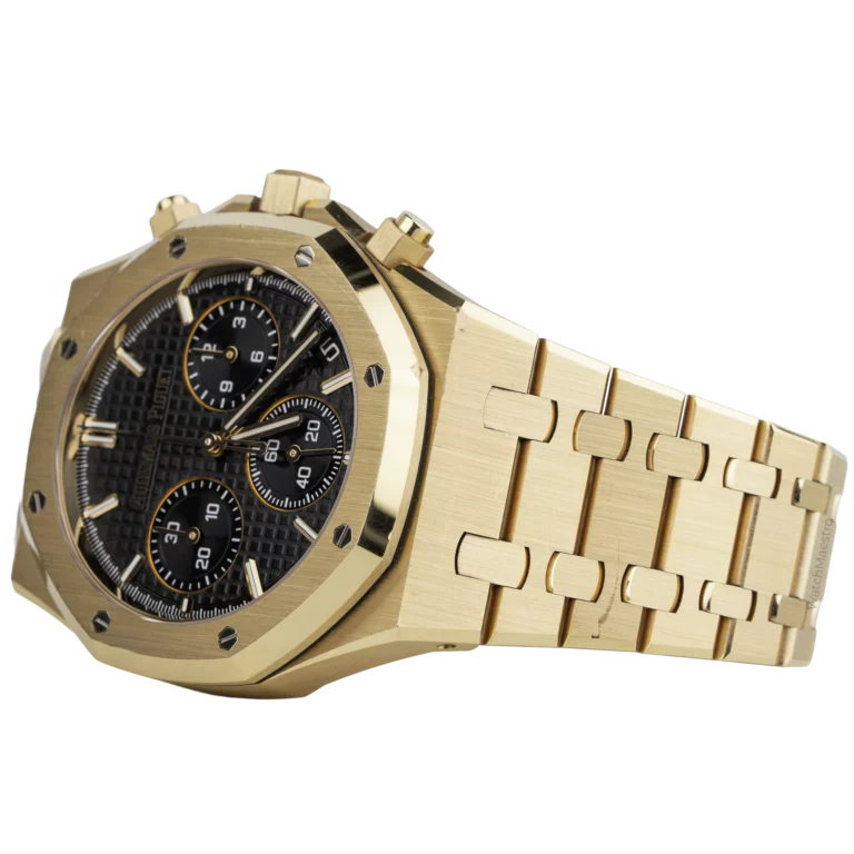 AP Royal Oak Rose Gold Chronograph Black (3)