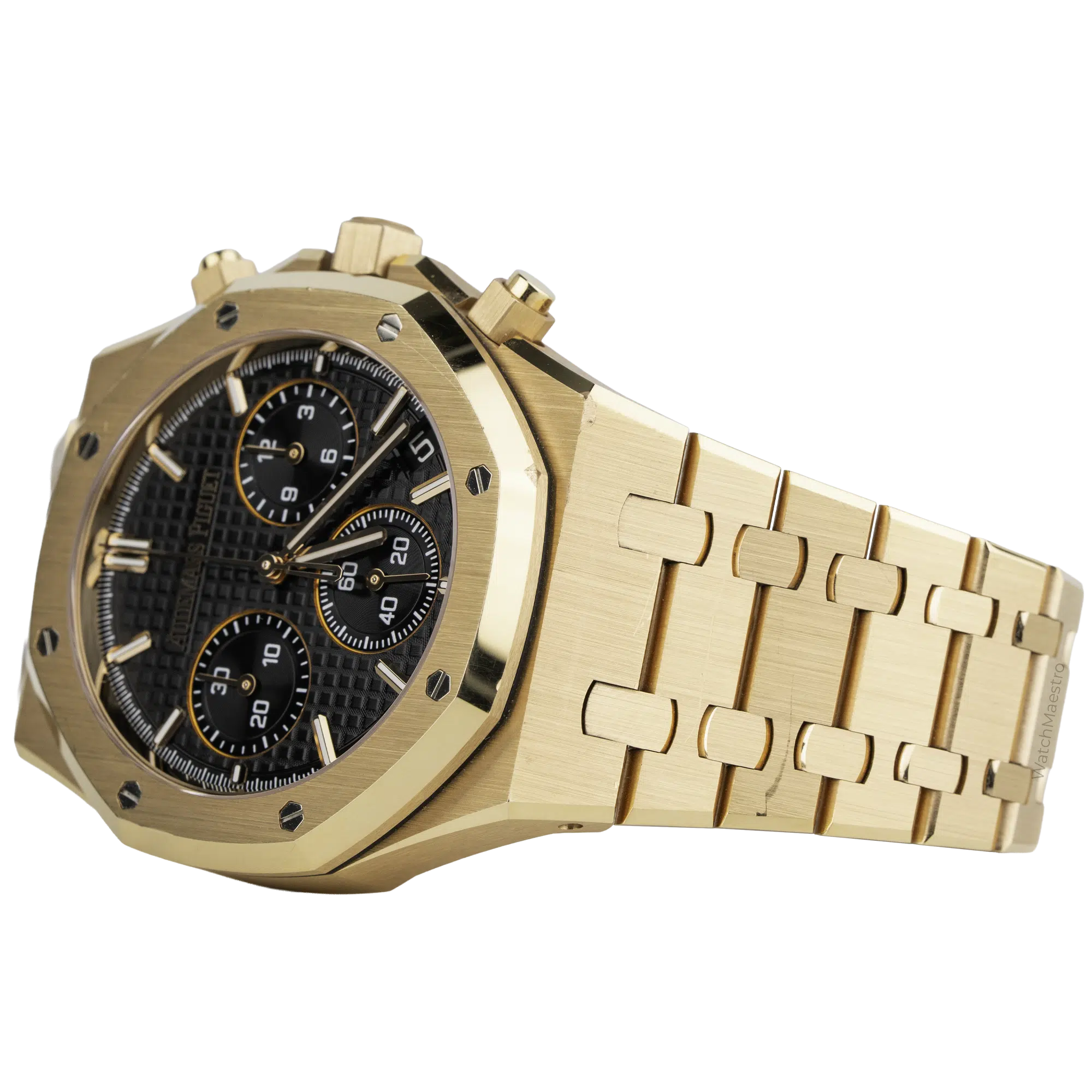 AP Royal Oak Rose Gold Chronograph Black (3)