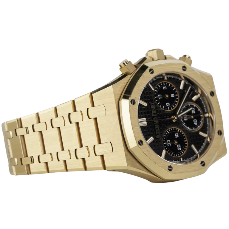 AP Royal Oak Rose Gold Chronograph Black (4)