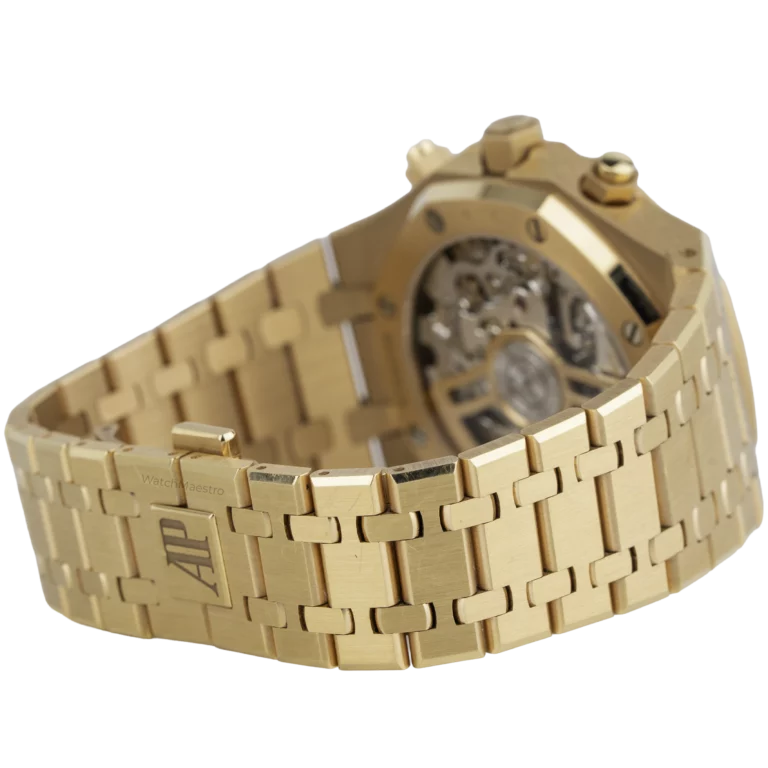 AP Royal Oak Rose Gold Chronograph Black (6)