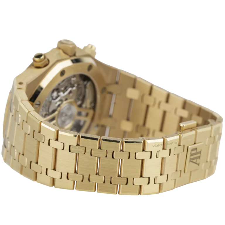 AP Royal Oak Rose Gold Chronograph Black (7)