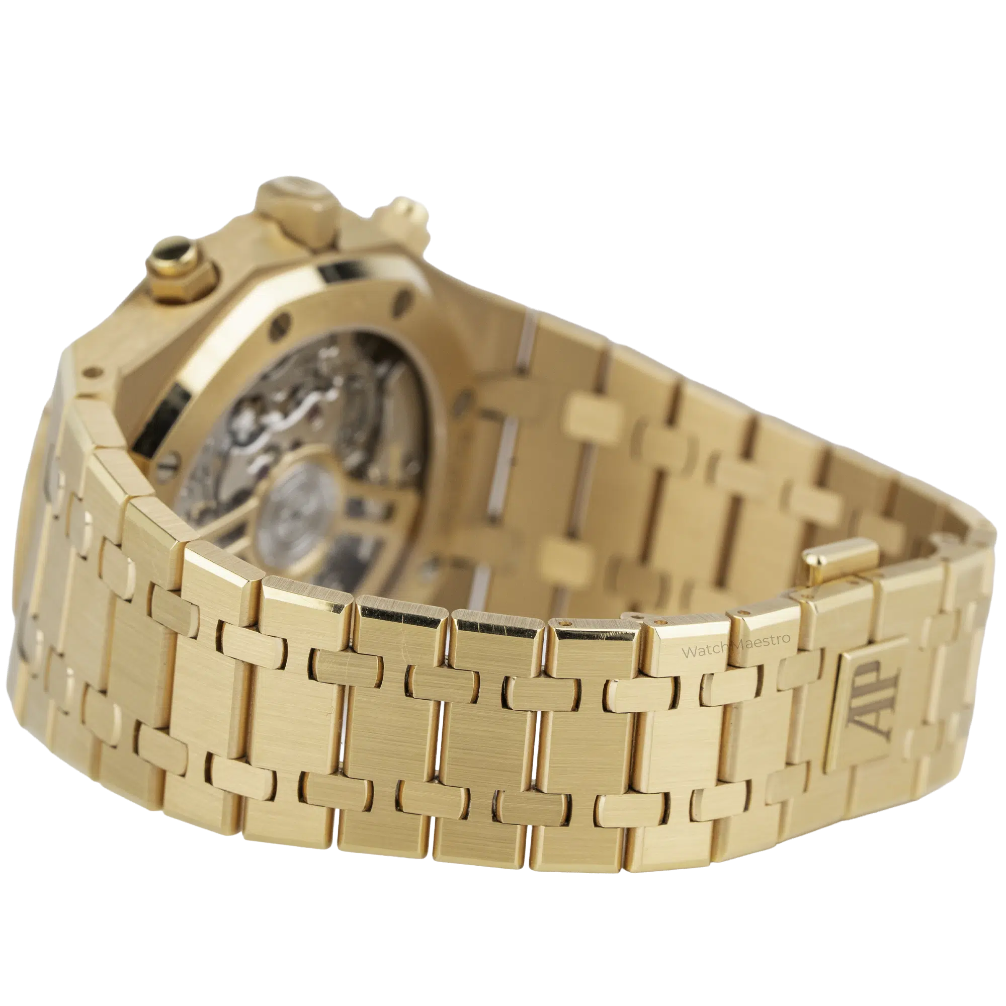 AP Royal Oak Rose Gold Chronograph Black (7)