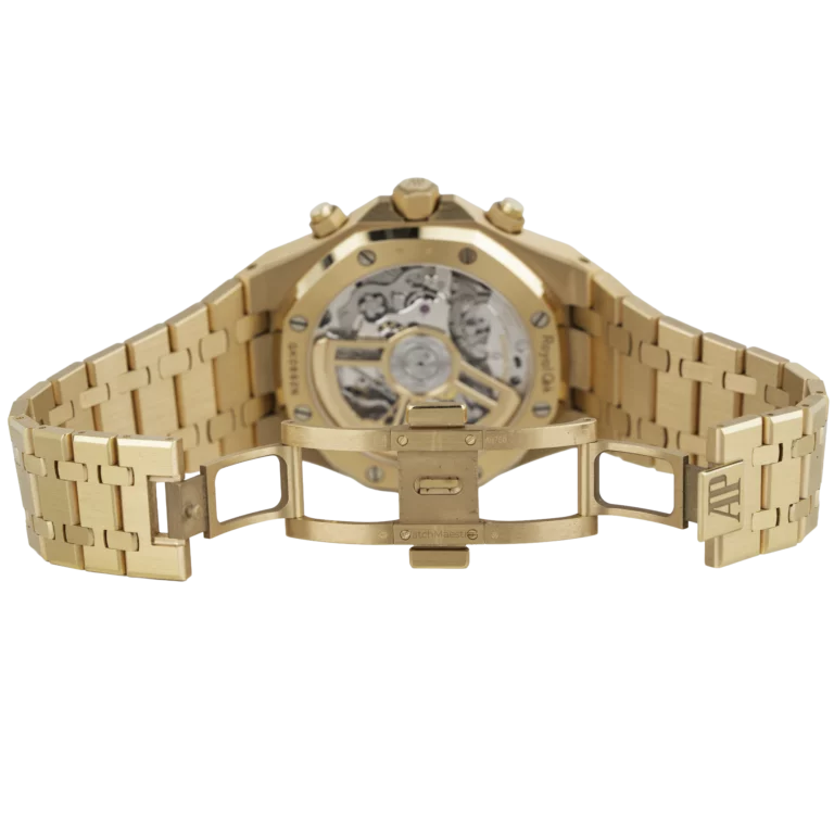 AP Royal Oak Rose Gold Chronograph Black (8)