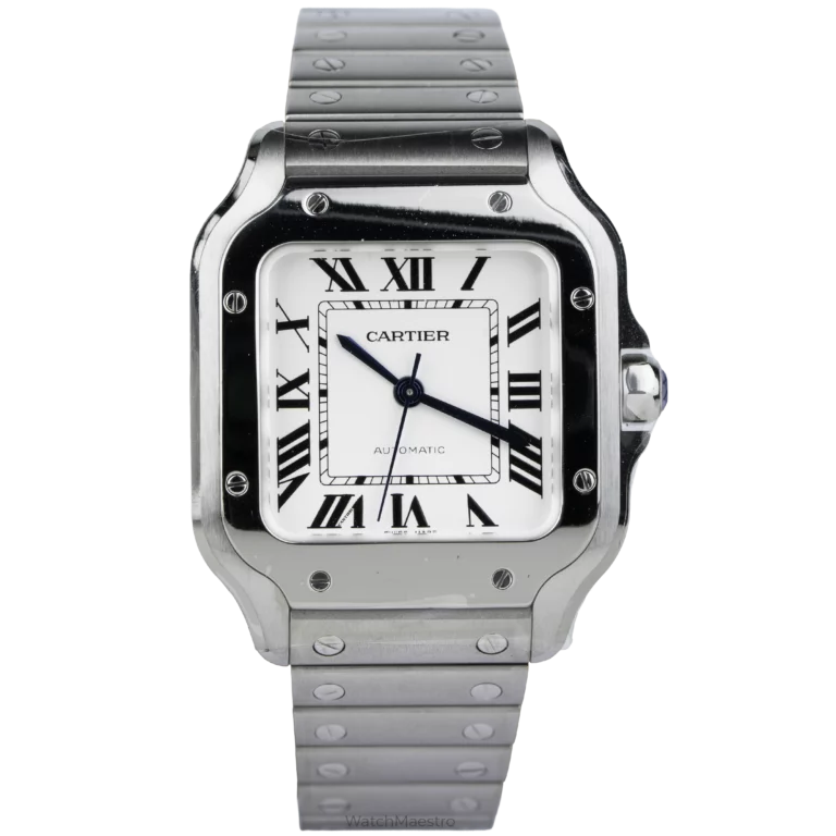 Cartier Santos Steel White Medium (1)