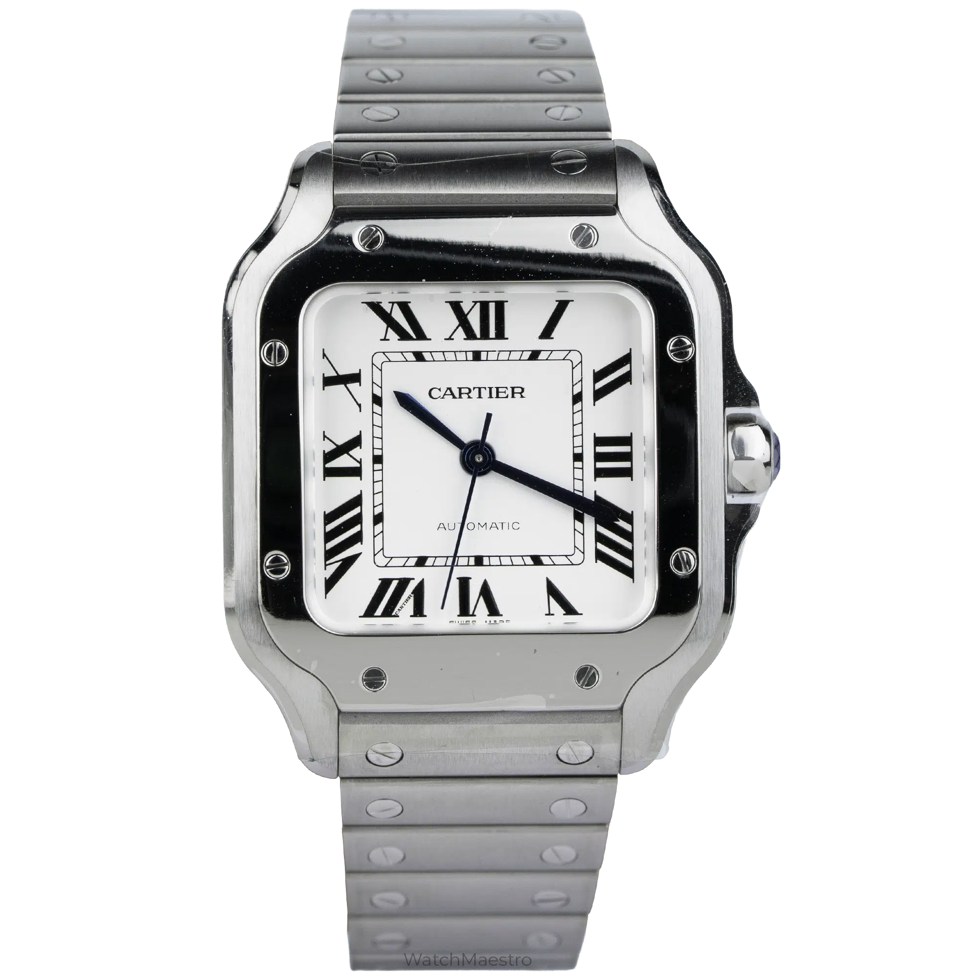 Cartier Santos Steel White Medium (1)