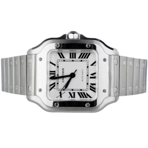 Cartier Santos Steel White Medium (2)