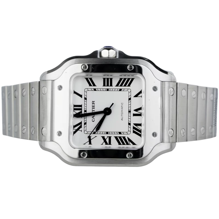 Cartier Santos Steel White Medium (2)