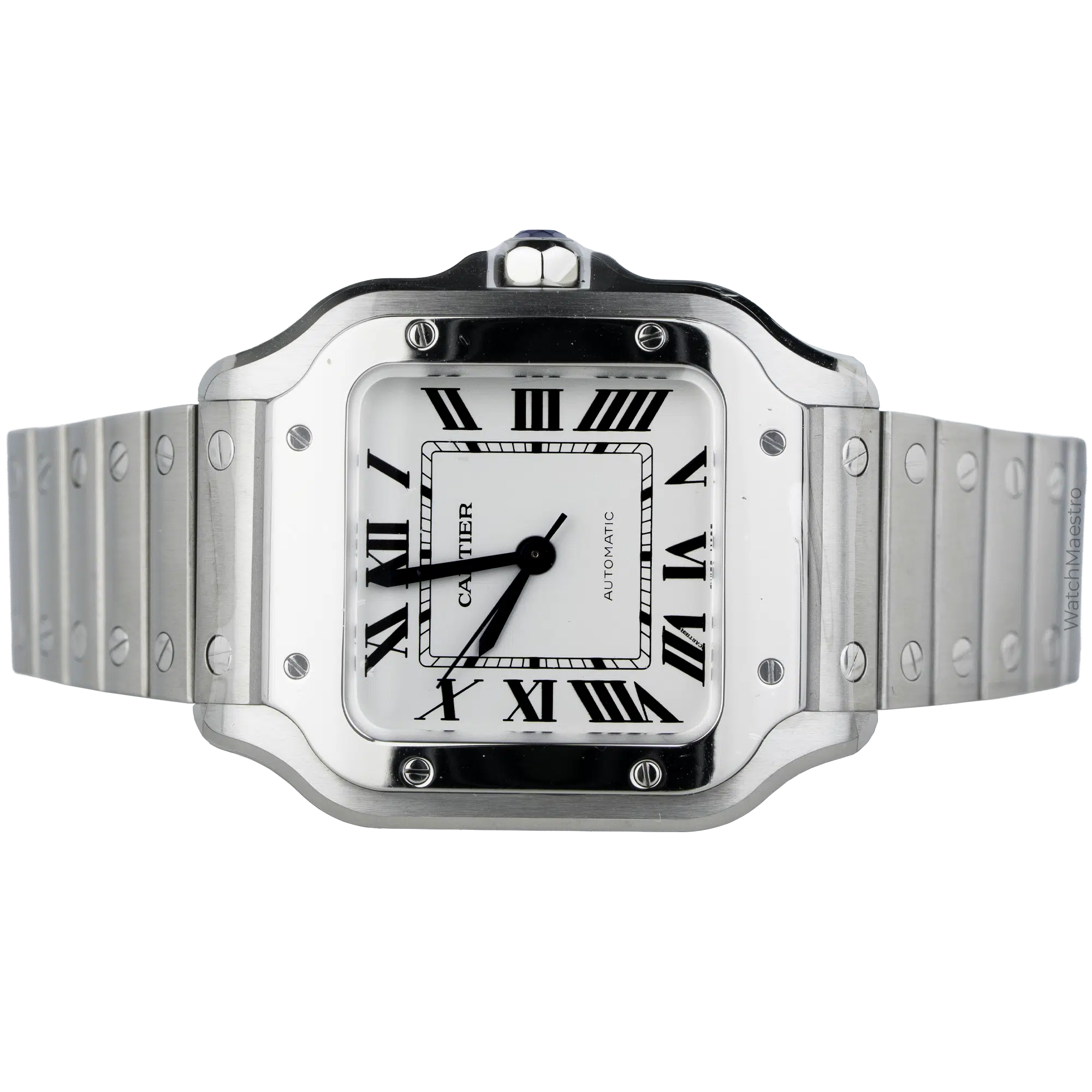 Cartier Santos Steel White Medium (2)