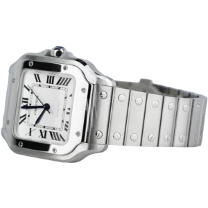 Cartier Santos Steel White Medium (3)