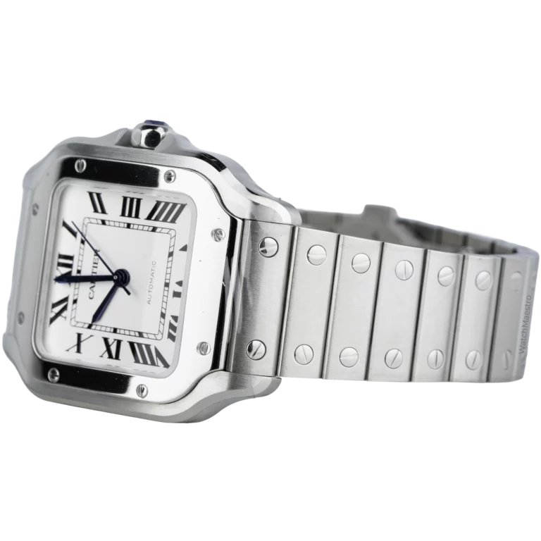 Cartier Santos Steel White Medium (3)