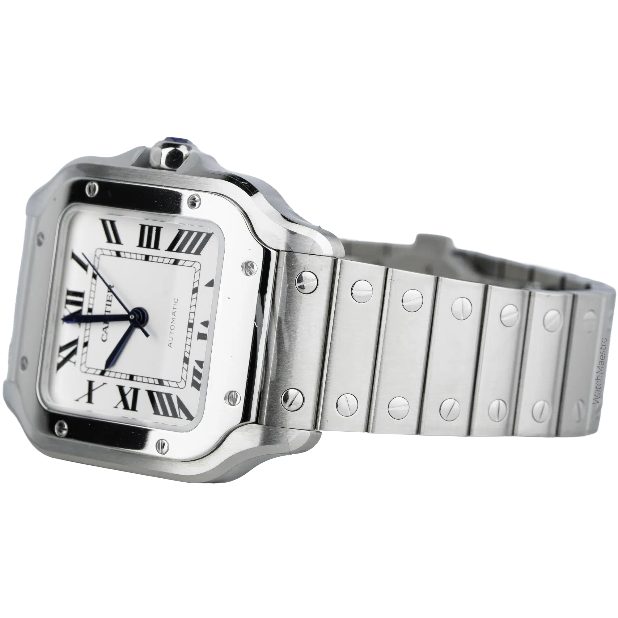 Cartier Santos Steel White Medium (3)